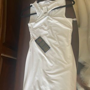 Bebe white mini dress